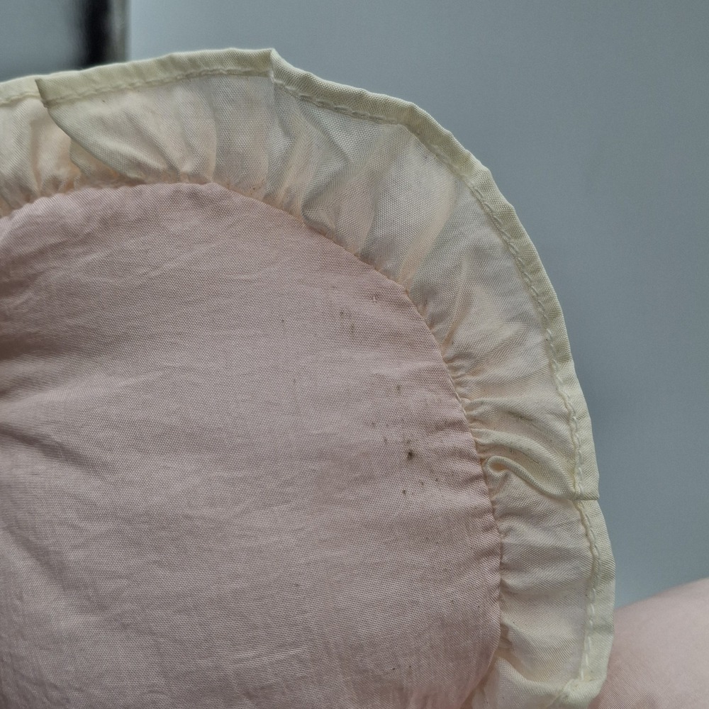 Nylon Dandee Soft VTG Expressions My First Baby Doll Rattle Plush Toy Light Pink - Picture 11 of 14